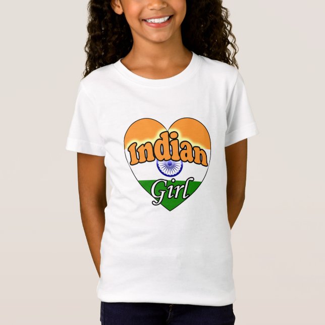 Indian Girl T-Shirt (Vorderseite)