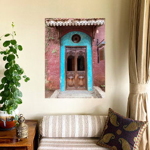 Indian Haveli Door Fotodruck