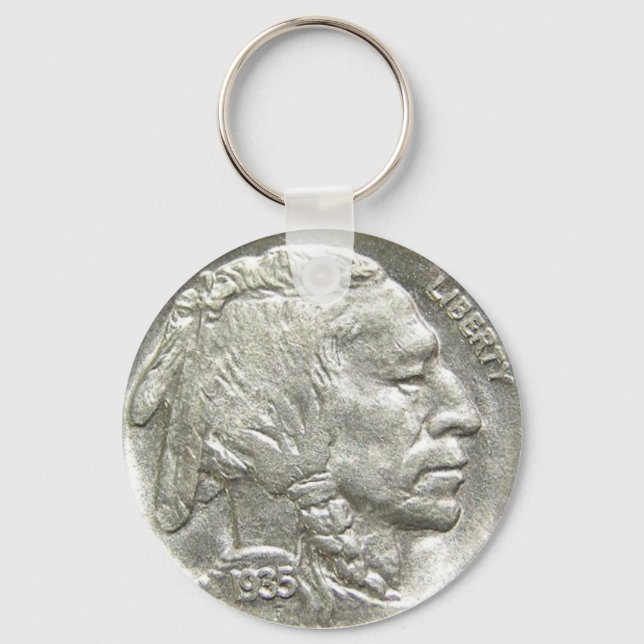 INDIAN HEAD NICKEL SCHLÜSSELANHÄNGER (Vorderseite)