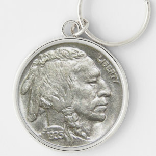 INDIAN HEAD NICKEL SCHLÜSSELANHÄNGER