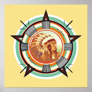 Indian-Head-Testbild Poster