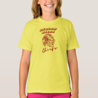 Indian Hills Chiefs Girls' Yellow School Prix T-Sh T-Shirt