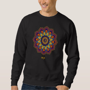 Indian Hindu Mandala Chakra Symbol Anja Sweatshirt