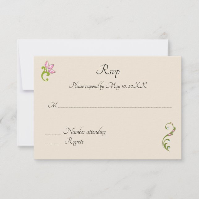 Indian Hindu Peacock Wedding Invasion UAwg RSVP Karte (Vorderseite)