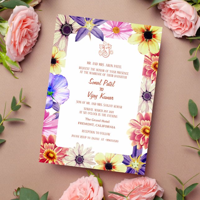 Indian Hindu Wedding Ganesha Einladung (Von Creator hochgeladen)