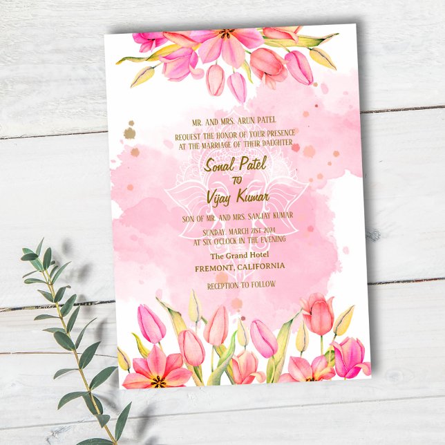 Indian Hindu Wedding Ganesha Einladung (Von Creator hochgeladen)