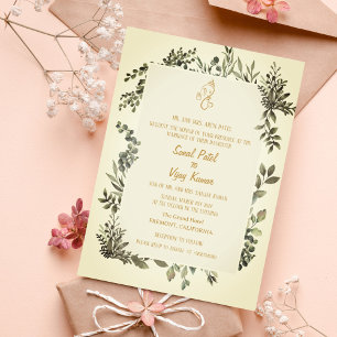 Indian Hindu Wedding Ganesha Einladung