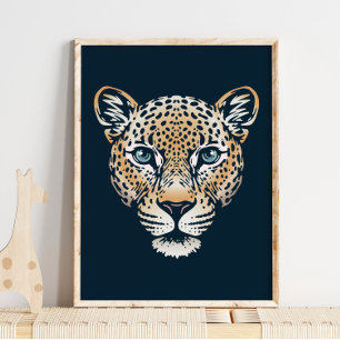 Indian Leopard Wildlife Print   Leopard Print Poster
