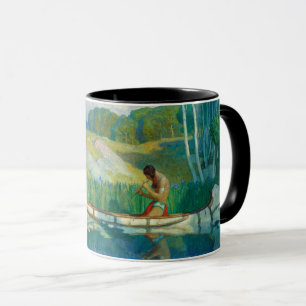 Indian Liebe Call von Newell Convers Wyeth Tasse