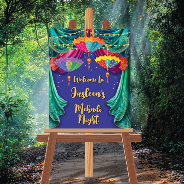 Indian Mehndi Hindu Begrüßungszeichen Poster (Von Creator hochgeladen)