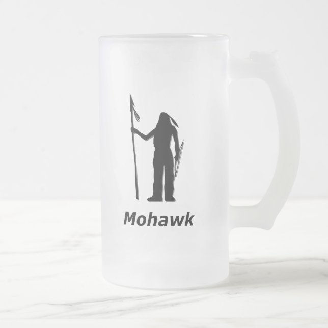 Indian Mohawk Mattglas Bierglas (Rechts)