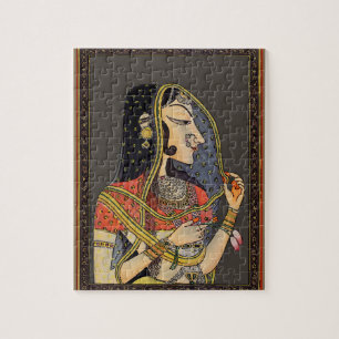 Indian Mughal Woman, Vintag Style Puzzle