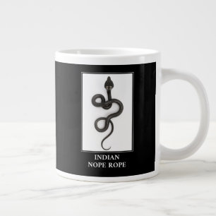 Indian Nope Rope - Cobra Snake Danger Jumbo-Tasse