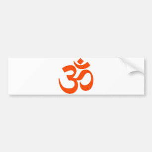 Indian Om Symbol Autoaufkleber