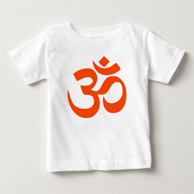 Indian Om Symbol Baby T-shirt (Vorderseite)