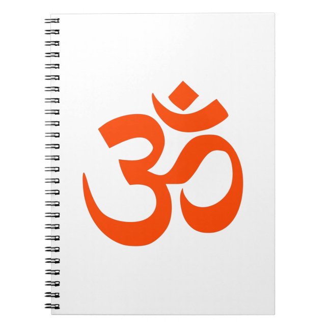 Indian Om Symbol Notizblock (Vorderseite)