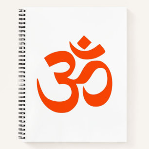 Indian Om Symbol Notizbuch