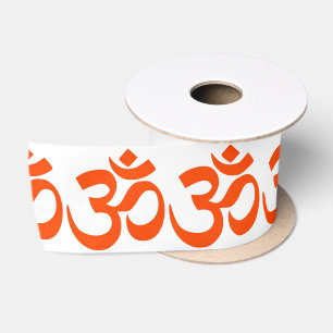 Indian Om Symbol Satinband