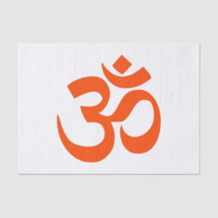 Indian Om Symbol Seidenpapier