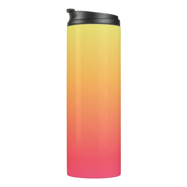 Indian Orange Gift Sport Thermal Tumbler Thermosbecher (Nach rechts gedreht)