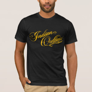 "INDIAN OUTLAW LOGO TEXT SHIRT" T-Shirt