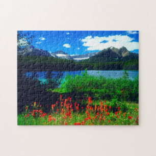Indian Paintbrush Wildblumen Puzzle
