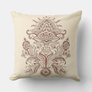 Indian Paisley - Throw Kissen
