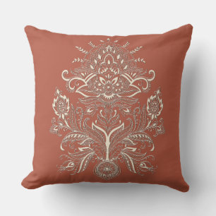 Indian Paisley - Throw Kissen