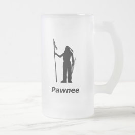 Indian Pawnee Mattglas Bierglas