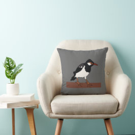 Indian Pied Myna Bird Art Kissen