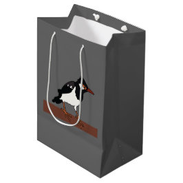 Indian Pied Myna Bird Art Mittlere Geschenktüte