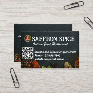 Indian Restaurant Business Card Visitenkarte