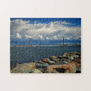 Indian River Bridge Jigsaw Puzzle