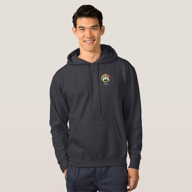 Indian River Men's WHITE Letter Pullover Hoodie (Vorne ganz)