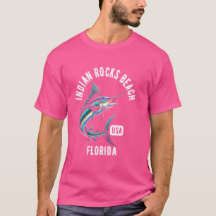 Indian Rocks Beach Florida USA Fishing Design T-Shirt