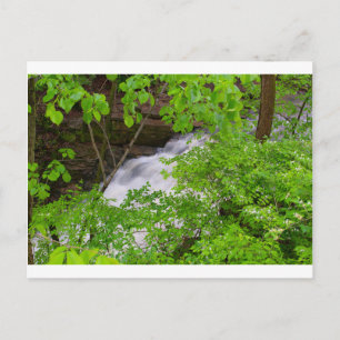 Indian Run Falls, Dublin, Ohio Postkarte