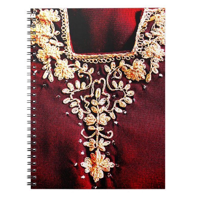 Indian Salwar Kameez Notizblock (Vorderseite)