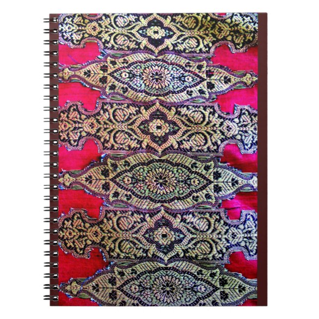Indian Sari Design Notizblock (Vorderseite)