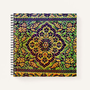 Indian Sari Design Notizbuch