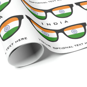 Indian Shades Sondertext & Farbe Geschenkpackung Geschenkpapier
