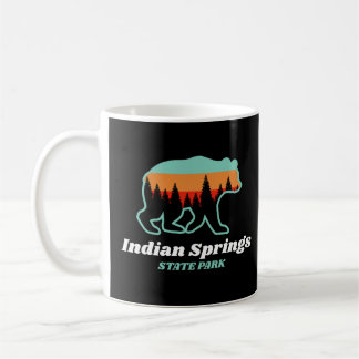 Indian Springs Staat Park Georgia GA Bear Retro Kaffeetasse