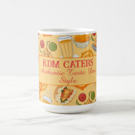Indian Street Food Pattern farbenfrohe festliche C Kaffeetasse