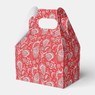 Indian Style Paisley Floral Seamless Pattern Geschenkschachtel