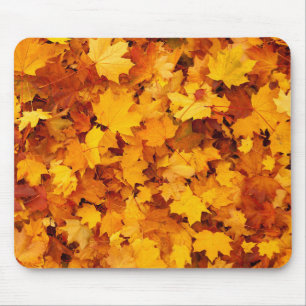 Indian Summer Golden Blätter Mousepad