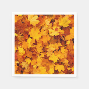 Indian Summer Golden Blätter Serviette