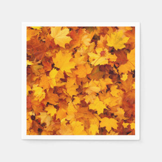 Indian Summer Golden Blätter Serviette