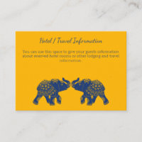 Indian Themed Elefanten bei Royal Blue Wedding