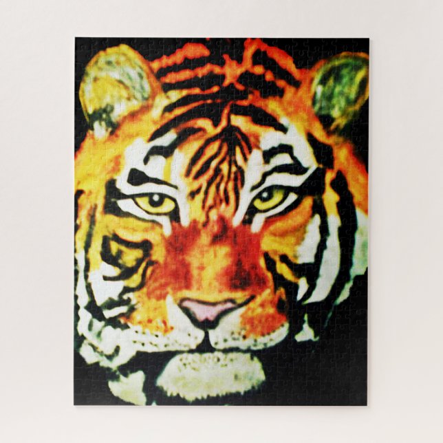 INDIAN TIGER-Rätsel Puzzle (Vertikal)