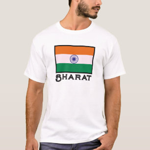 Indian Tricolor Tiranga Flag Bharat T-Shirt