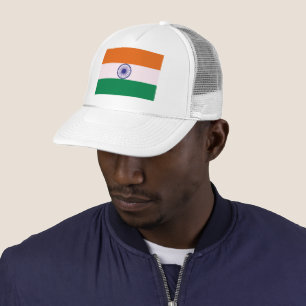 Indian Tricolor Tiranga Truckerkappe